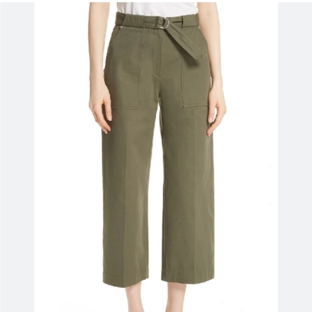 Rag & Bone Lora Green Belted Trouser, Size 31 - image 2